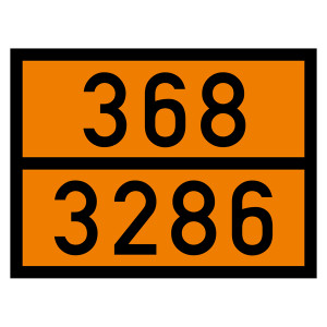 Warntafel 368 3286, orange, 400 x 300 mm
