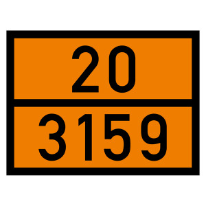 Warntafel 20 3159, orange, 400 x 300 mm