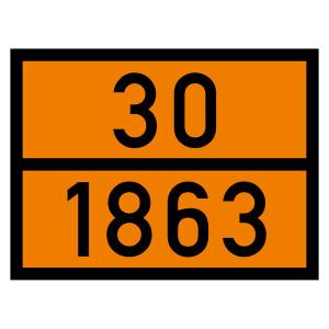 Warntafel 30 1863, orange, 400 x 300 mm