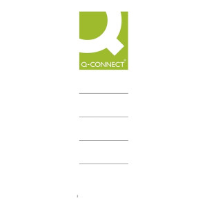 Q-Connect Ordnerrückenschilder - 53 x 188 mm, 10 Stück KF11115