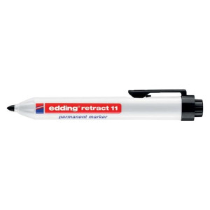 Edding Permanentmarker Retract 11 - 1,5 - 3 mm, schwarz 4-11001