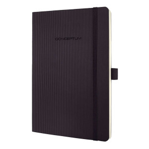 Sigel® Modisch Notizbuch CONCEPTUM® - ca. A5, punktkariert, 194 Seiten, schwarz, Softcover CO309