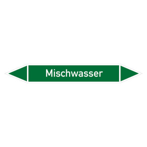 Rohrleitungskennzeichen Mischwasser