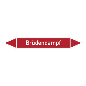 Rohrleitungskennzeichen Brüdendampf
