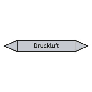 Rohrleitungskennzeichen Druckluft
