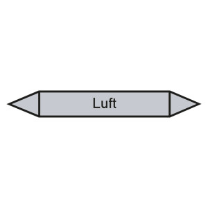 Rohrleitungskennzeichen Luft