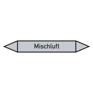 Rohrleitungskennzeichen Mischluft