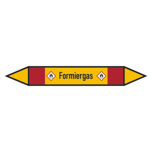 Rohrleitungskennzeichen Formiergas