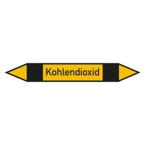Rohrleitungskennzeichen Kohlendioxid
