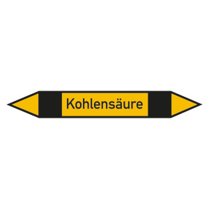 Rohrleitungskennzeichen Kohlensäure