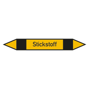 Rohrleitungskennzeichen Stickstoff