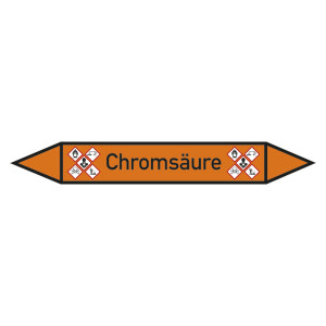 Rohrleitungskennzeichen Chromsäure