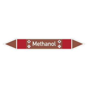 Rohrleitungskennzeichen Methanol