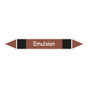 Rohrleitungskennzeichen Emulsion