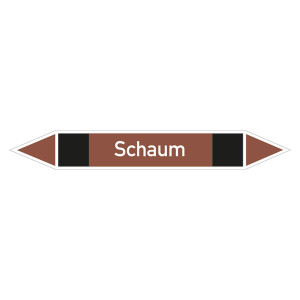 Rohrleitungskennzeichen Schaum