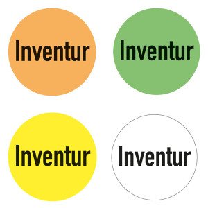 Markierungspunkte Inventur, Ø 35 mm, Rund