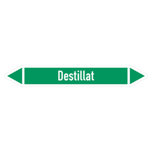 Rohrleitungskennzeichen Destillat