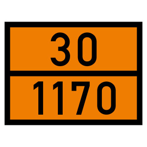 Warntafel 30 1170, orange, 400 x 300 mm