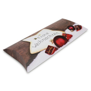 Kissenverpackung Weihnachten Stern Größe (L x B x H) ca. 32 x 15,2 x 5 cm