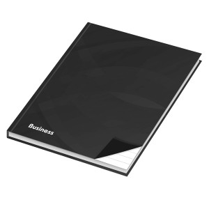 Notizbuch / Kladde liniert "Notes" carbon black DIN A4