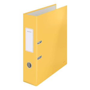 LEITZ 1061 Qualitäts-Ordner Cosy Soft-Touch - A4, breit, gelb matt