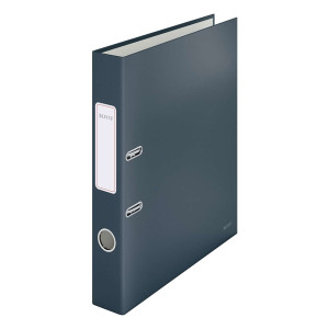LEITZ 1062 Qualitäts-Ordner Cosy Soft-Touch - A4, schmal, grau matt