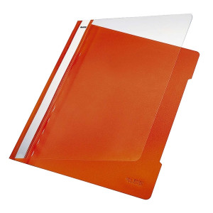 Leitz 4191 Schnellhefter - A4, langes Beschriftungsfeld, PVC, orange