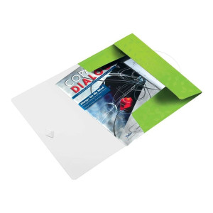 Leitz 4599 Eckspannermappe WOW - A4, PP, grün metallic
