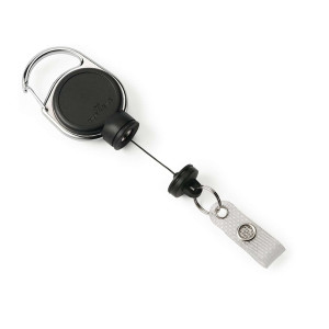 Durable Ausweishalter JOJO EXTRA STRONG - Aufrollmechanismus ca. 60 cm, schwarz