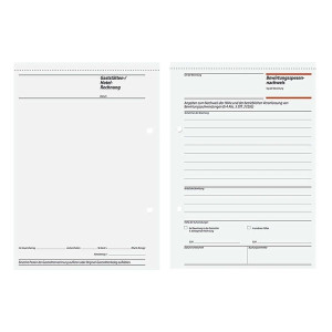 SIGEL Bewirtungsspesennachweis/Gaststättenrechnung - A5, 2seitig bedruckt, MP, 50 Blatt