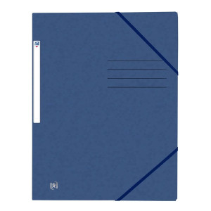 OXFORD Eckspannermappe TOPFILE+ - A4, Rückenschild, Karton, dunkelbau