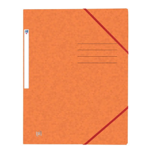 OXFORD Eckspannermappe TOPFILE+ - A4, Rückenschild, Karton, orange