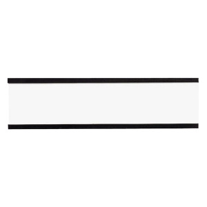 Franken Magnetschild mit C-Profil - 75 x 20 mm, 10 Stück, schwarz