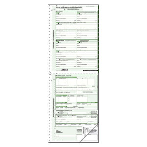 SIGEL Mahnbescheid für maschinelle Bearbeitung - A4, 2 x 2 Blatt