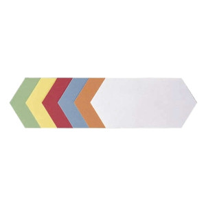 Franken Moderationskarte - Rhombus, 205 x 95 mm, sortiert, 500 Stück