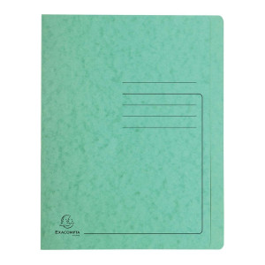 EXACOMPTA Schnellhefter - A4, 350 Blatt, Karton, 355 g/qm, grün