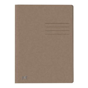 OXFORD Schnellhefter TOP FILE+ - A4, Karton 390g/qm, kfm. und Amtsheftung, braun