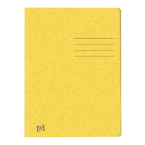 OXFORD Schnellhefter TOP FILE+ - A4, Karton 390g/qm, kfm. und Amtsheftung, gelb
