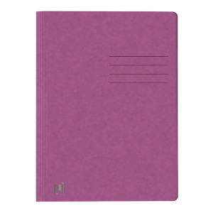 OXFORD Schnellhefter TOP FILE+ - A4, Karton 390g/qm, kfm. und Amtsheftung, violett