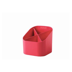 HAN Schreibköcher Re-X-LOOP - 4 Fächer, rot