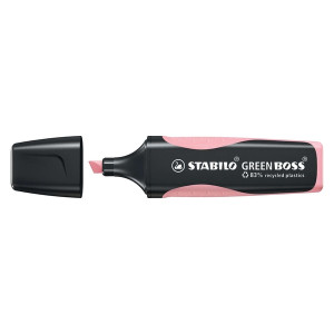 STABILO® Textmarker STABILO® GREEN BOSS® Pastel, rosiges Rouge