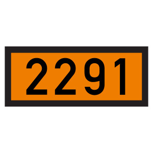 Warntafel 2291, orange, Folie, 300 x 120 mm, Einzeletikett