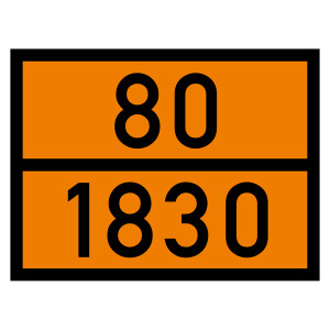 Warntafel 80 1830, orange, 400 x 300 mm