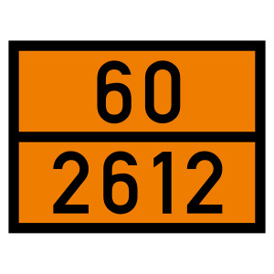 Warntafel 60 2612, orange, 400 x 300 mm