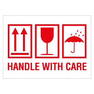 Handle With Care Aufkleber