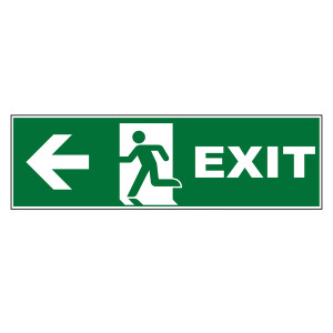 Rettungszeichen Notausgang EXIT links