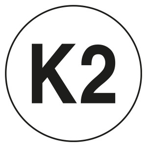 Leiterkennzeichen "K2" Ortsveränderliche Betriebsmittel