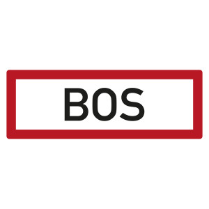 Feuerwehrzeichen BOS DIN 4066