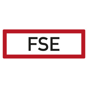 Feuerwehrzeichen FSE DIN 4066