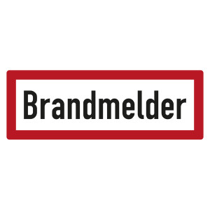 Feuerwehrzeichen Brandmelder DIN 4066